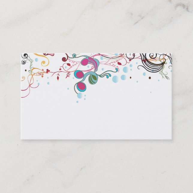 Abstract Business Card (Front)