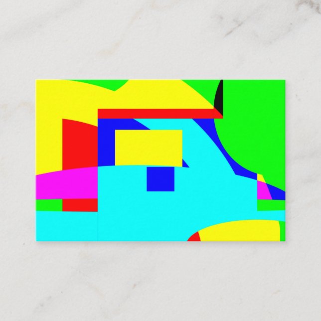 Abstract Business Card (Front)