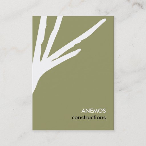 Customizable abstract business card template