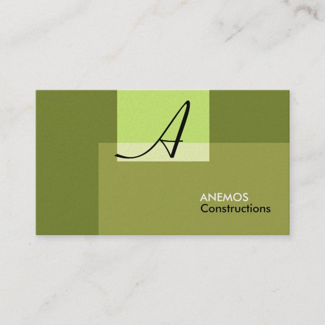 abstract business card (Front)