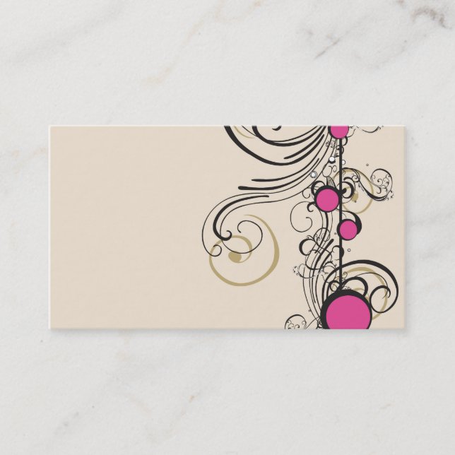 Abstract Business Card (Front)