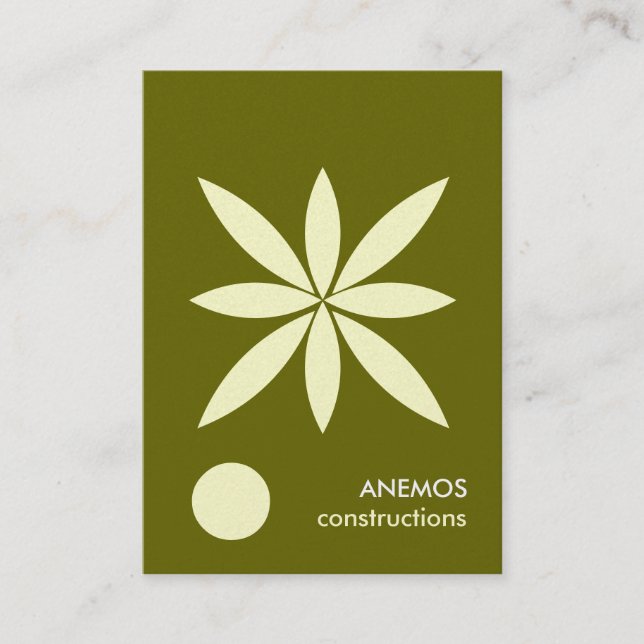 abstract business card (Front)