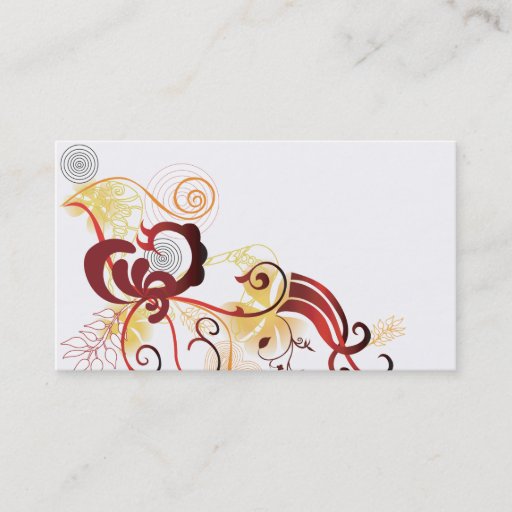 Customizable Abstract Business Card