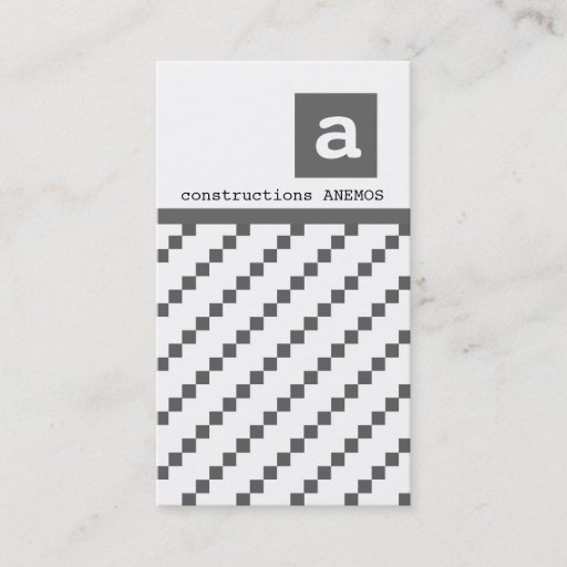 Customizable abstract business card template