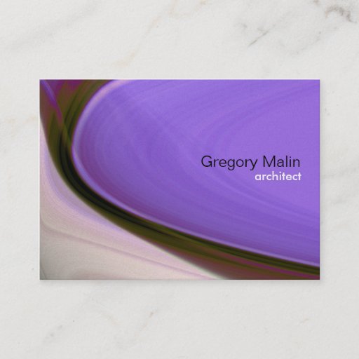 Customizable abstract business card