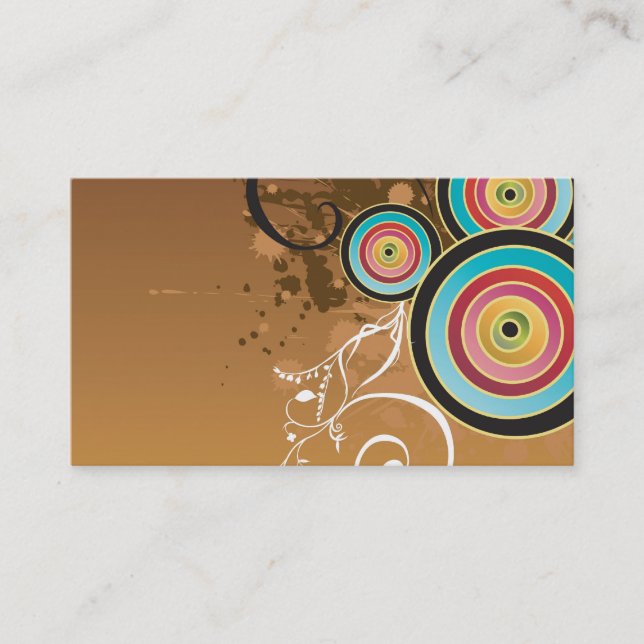 Abstract Business Card (Front)