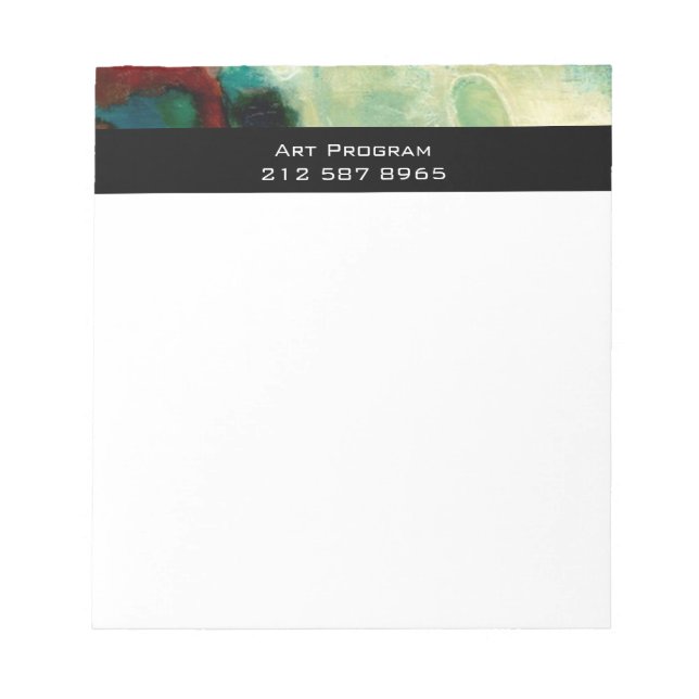 abstract business Note pads (Front)