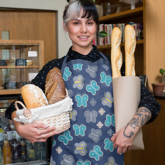 Abstract Butterflies Apron (Creator Uploaded)