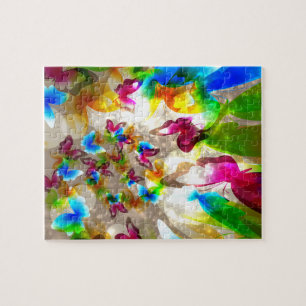 Abstract Butterflies Jigsaw Puzzle