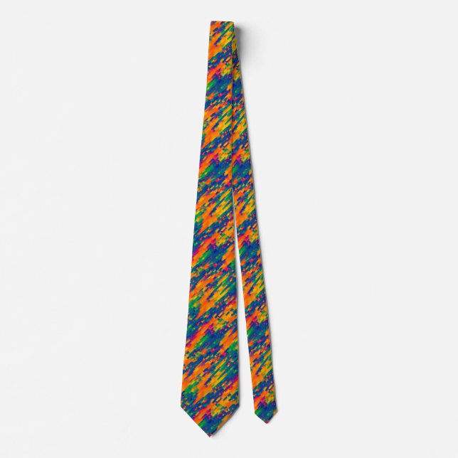 Abstract Butterflies Neck Tie (Front)