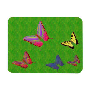 Abstract Butterflies Premium Magnet
