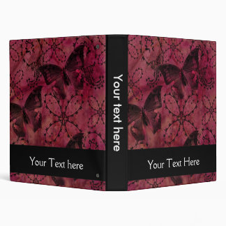 abstract butterfly binder