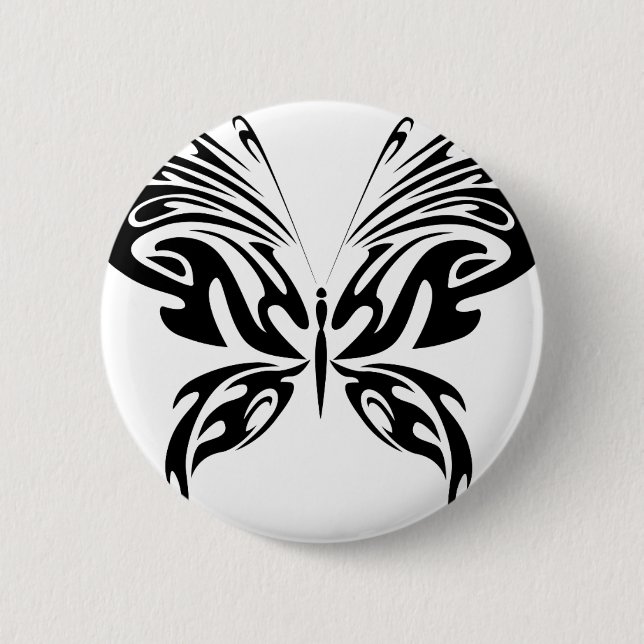 Abstract Butterfly Button (Front)