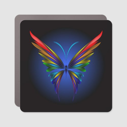 Abstract Butterfly Car Magnet