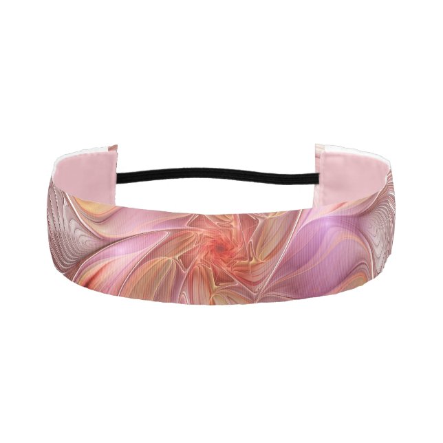 Abstract Butterfly Colorful Fantasy Fractal Art Athletic Headband (Front)