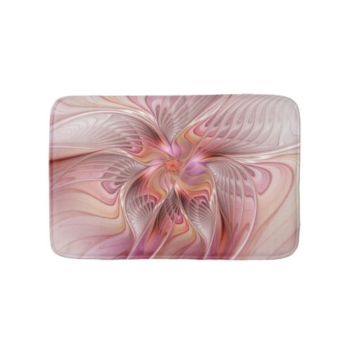 Abstract Butterfly Colorful Fantasy Fractal Art Bath Mat