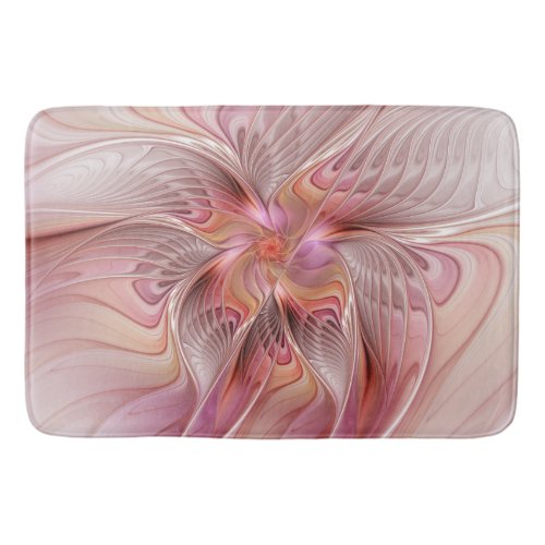 Abstract Butterfly Colorful Fantasy Fractal Art Bath Mat