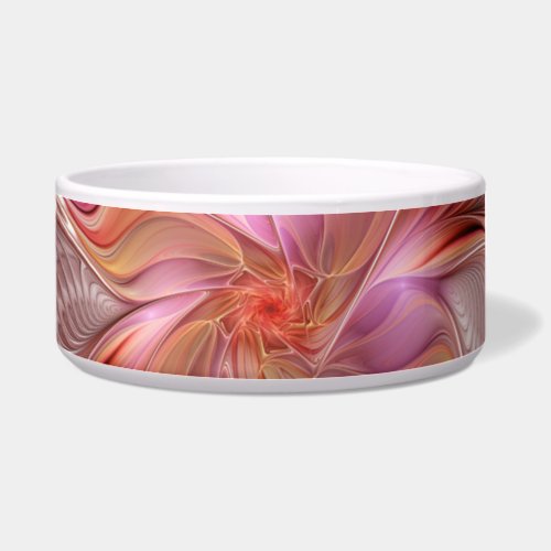 Abstract Butterfly Colorful Fantasy Fractal Art Bowl