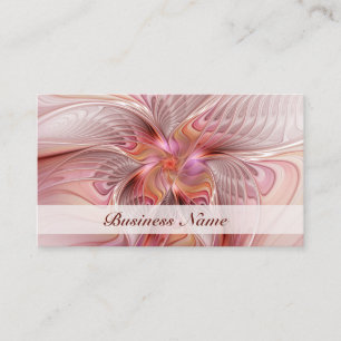 Abstract Butterfly Colorful Fantasy Fractal Art Business Card