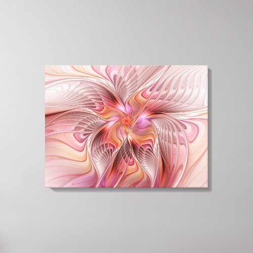 Abstract Butterfly Colorful Fantasy Fractal Art Canvas Print