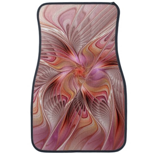 Abstract Butterfly Colorful Fantasy Fractal Art Car Floor Mat