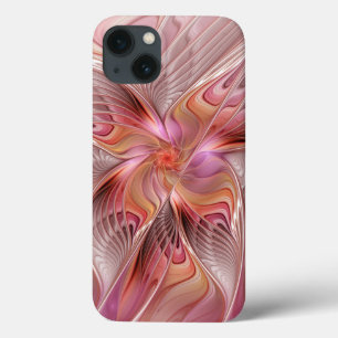 Abstract Butterfly Colorful Fantasy Fractal Art iPhone 13 Case
