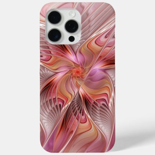 Abstract Butterfly Colorful Fantasy Fractal Art iPhone 15 Pro Max Case