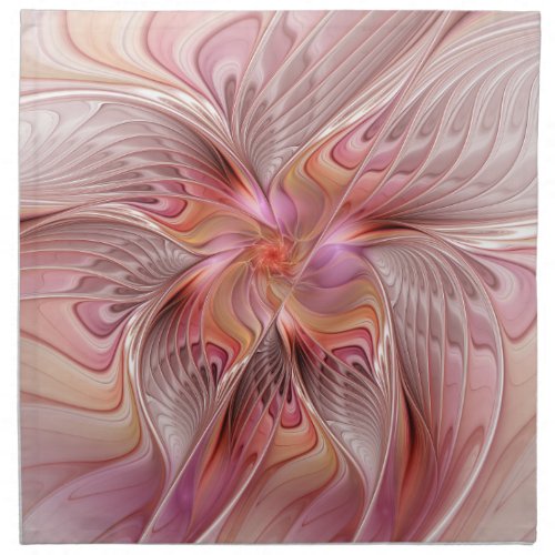 Abstract Butterfly Colorful Fantasy Fractal Art Cloth Napkin