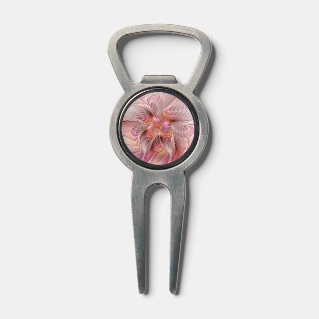Abstract Butterfly Colorful Fantasy Fractal Art Divot Tool (Composite)