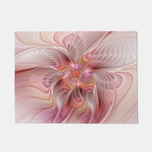 Abstract Butterfly Colorful Fantasy Fractal Art Doormat