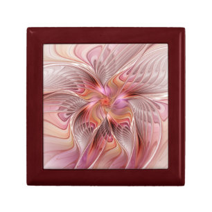 Abstract Butterfly Colorful Fantasy Fractal Art Gift Box