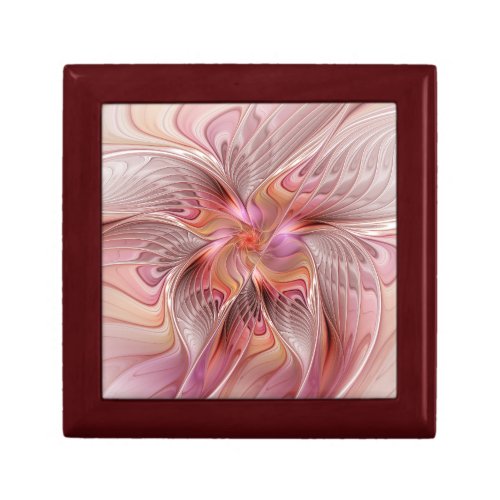 Abstract Butterfly Colorful Fantasy Fractal Art Gift Box