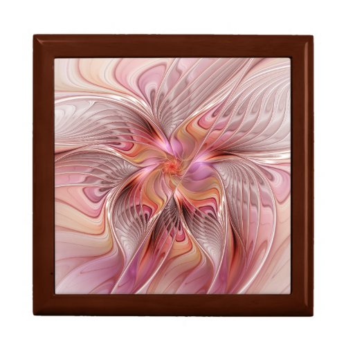 Abstract Butterfly Colorful Fantasy Fractal Art Gift Box