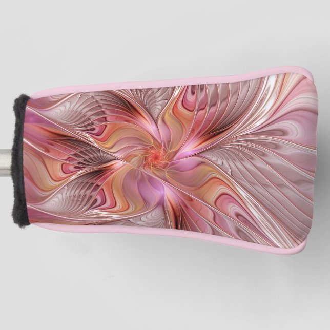 Abstract Butterfly Colorful Fantasy Fractal Art Golf Head Cover (Front)