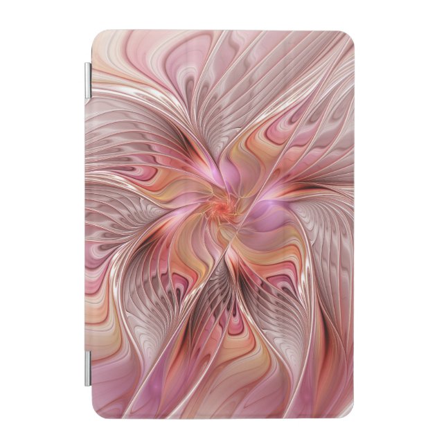 Abstract Butterfly Colorful Fantasy Fractal Art iPad Mini Cover (Front)