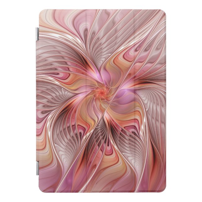 Abstract Butterfly Colorful Fantasy Fractal Art iPad Pro Cover (Front)