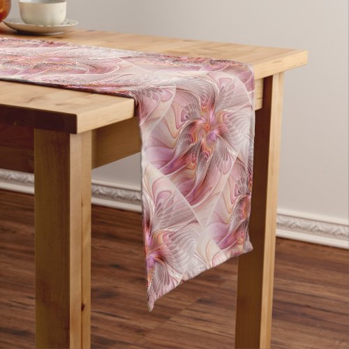 Abstract Butterfly Colorful Fantasy Fractal Art Medium Table Runner