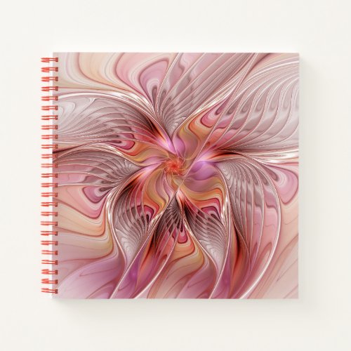 Abstract Butterfly Colorful Fantasy Fractal Art Notebook