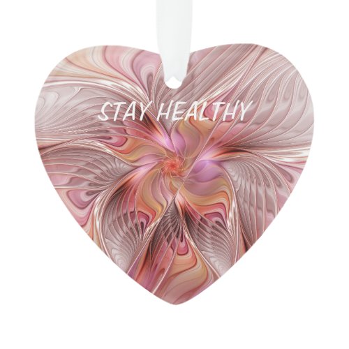 Abstract Butterfly Colorful Fantasy Fractal Art Ornament