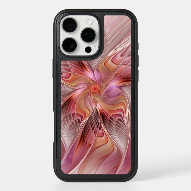 Abstract Butterfly Colorful Fantasy Fractal Art Otterbox iPhone Case (Back)