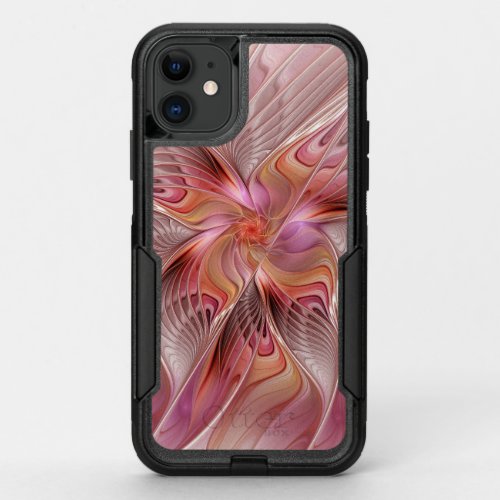 Abstract Butterfly Colorful Fantasy Fractal Art OtterBox Commuter iPhone 11 Case
