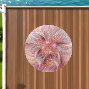 Abstract Butterfly Colorful Fantasy Fractal Art Outdoor Rug