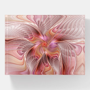Abstract Butterfly Colorful Fantasy Fractal Art Paperweight