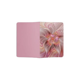 Abstract Butterfly Colorful Fantasy Fractal Art Passport Holder