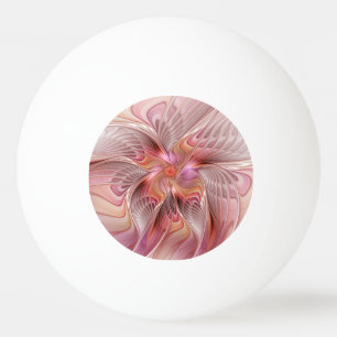Abstract Butterfly Colorful Fantasy Fractal Art Ping Pong Ball