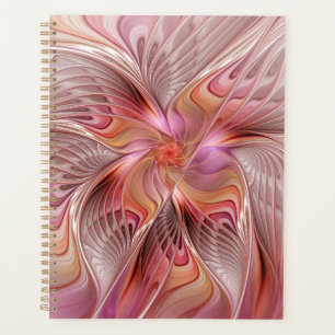 Abstract Butterfly Colorful Fantasy Fractal Art Planner