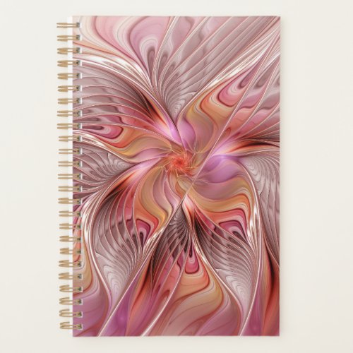Abstract Butterfly Colorful Fantasy Fractal Art Planner