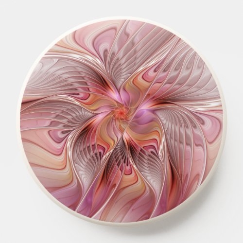 Abstract Butterfly Colorful Fantasy Fractal Art PopSocket