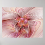 Abstract Butterfly Colorful Fantasy Fractal Art Poster at Zazzle