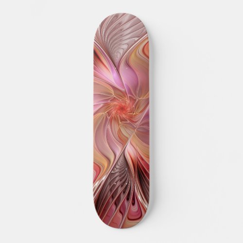 Abstract Butterfly Colorful Fantasy Fractal Art Skateboard